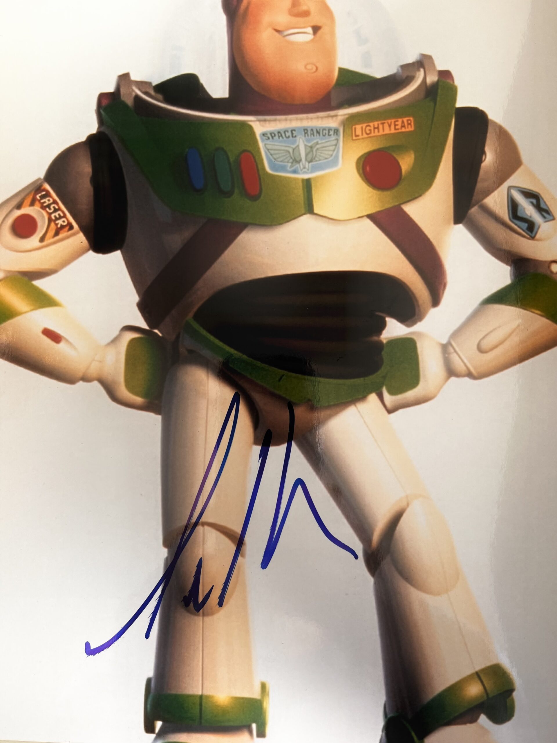 Tim Allen – Buzz Lightyear signed autograph – Vintage Movie Art